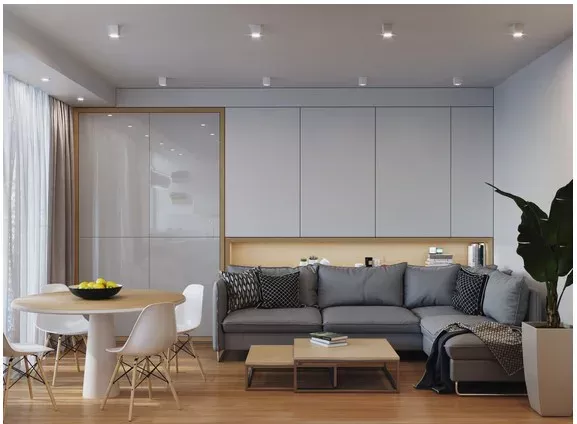Fotorealistisches Wohnzimmer-Rendering von VIZprofi Studio